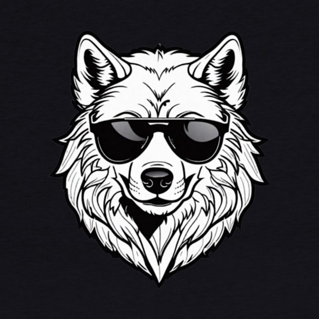 Cool White Wolf by VRMonkeyz